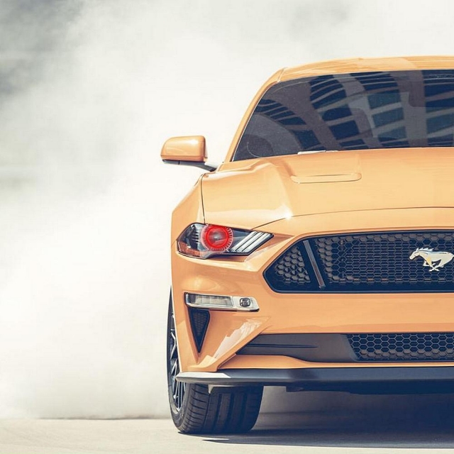 Lighting Trendz 2018+ Ford Mustang Projector RGB Halo Kit w/BT Controller main image