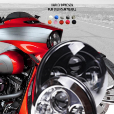 Lighting Trendz Harley-Davidson Daymaker Headlight - 7" Replica LED Closeout Colors
