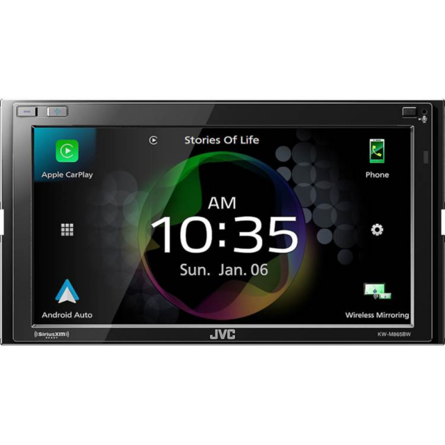 JVC KW-M865BW MULTIMEDIA RECEIVER main image