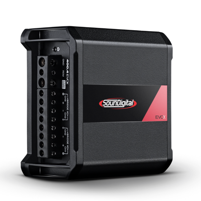 Soundigital 1200.4 EVOPS 4 Channel 2 ohm Amplifier 600W RMS 12004EVOPS2 (Renewed