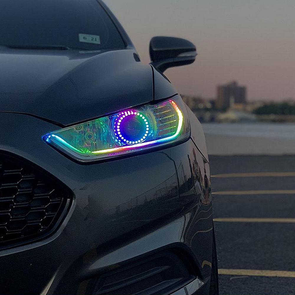 Flow Series DRL Tubes installed in a headlight