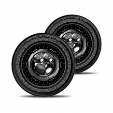 Lighting Trendz 7" Round LED Headlight Replacements w/Starry DRL Start-Up