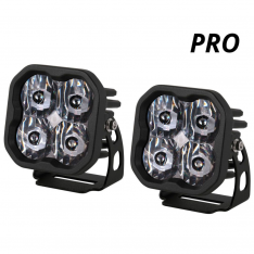 Diode Dynamics Stage Series 3" LED Pod Pro White SAE Fog Standard (Pair)