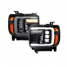 Form Lighting 2014-2018 GMC Sierra 1500 LED Projector Headlights