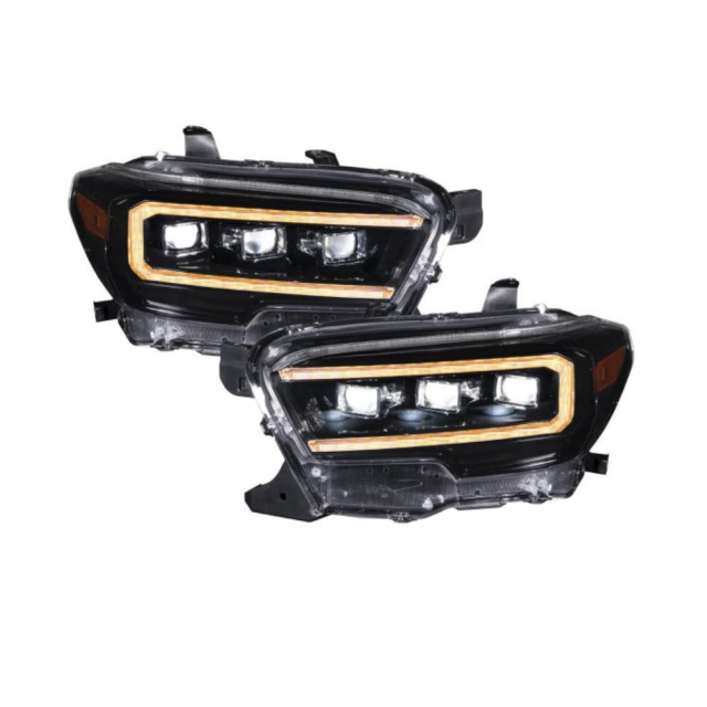 2016-2023 TOYOTA TACOMA SEQUENTIAL LED PROJECTOR HEADLIGHTS WITH AMBER DRL main image