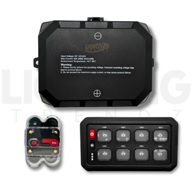 8 Gang Switch Panel