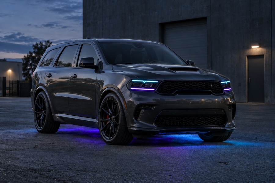Durango with custom accent lighting — AI concept build